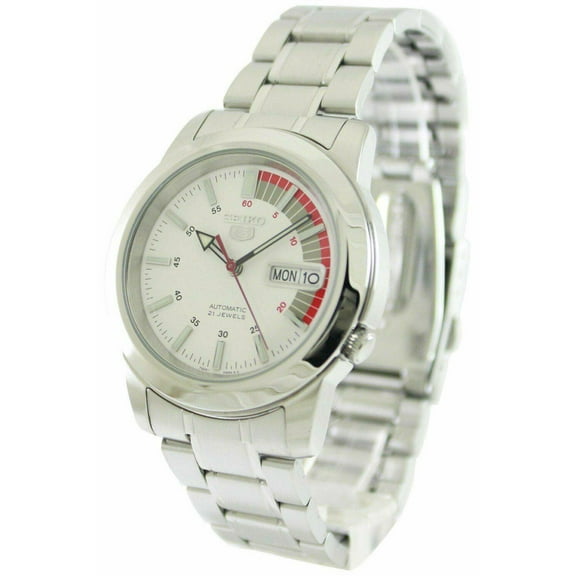 Seiko Series 5 Automatic White Dial Men's Watch SNKK25K1