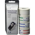 thumbnail image 1 of Seiko 3.43" x 0.56" 130/Roll 4 Rolls/Box Yellow Pink Blue Green File Folder Label, 1 of 4
