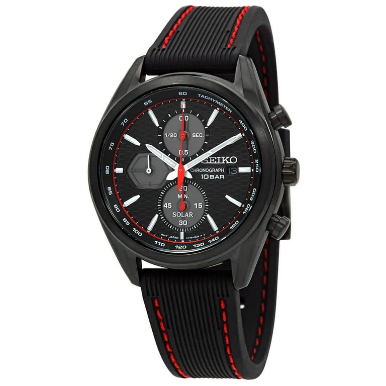 Seiko sales black solar