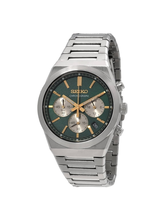 Sport Chronograph Quartz Green Dial Men's Watch SSB461P1