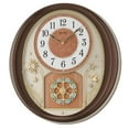 thumbnail image 1 of Seiko Starry Night Melodies In Motion, Musical, Brown, Traditional, Analog, Quartz QXM357BRH, 1 of 5