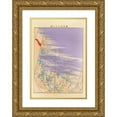 thumbnail image 1 of Seikō Ueno 17x24 Gold Ornate Framed and Double Matted Museum Art Print Titled - Has Smoked V. 15, Pl.13 (1902-1903), 1 of 4