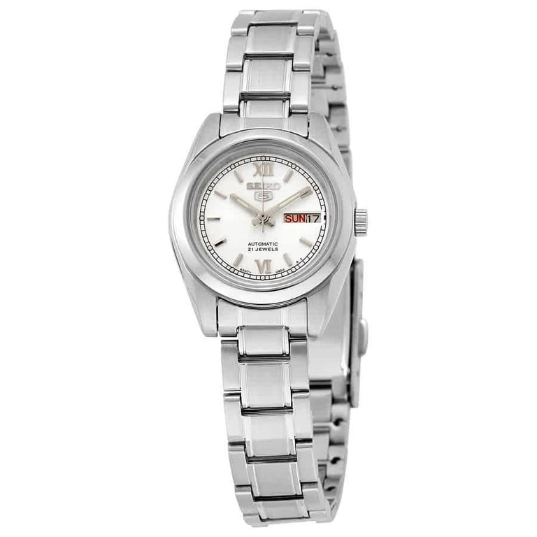 Lady’s Silver Tone Seiko Automatic Watch Amazon.com: SEIKO Women main image 2