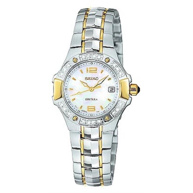 Seiko Women\'S Suk008 Diamond Accented Coutura Watch Two Tone Seiko | Accessories | Seiko Womens Suk08 Diamond Accented  main image 3