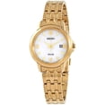 thumbnail image 1 of Seiko Women's LADIES' Quartz Stainless Steel Dress Watch, Color:Gold-Toned (Model: SUT350), 1 of 3