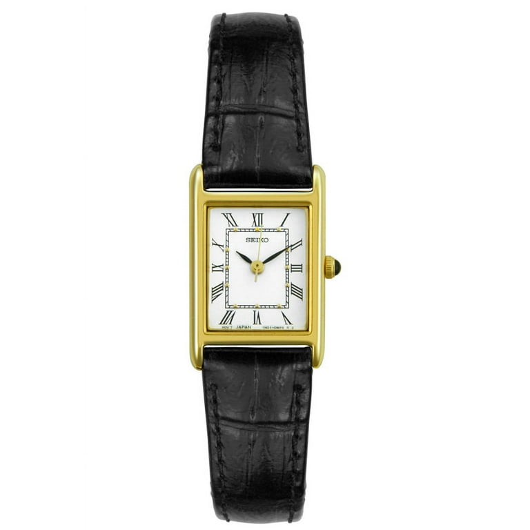 Seiko women's rectangular watch hot sale