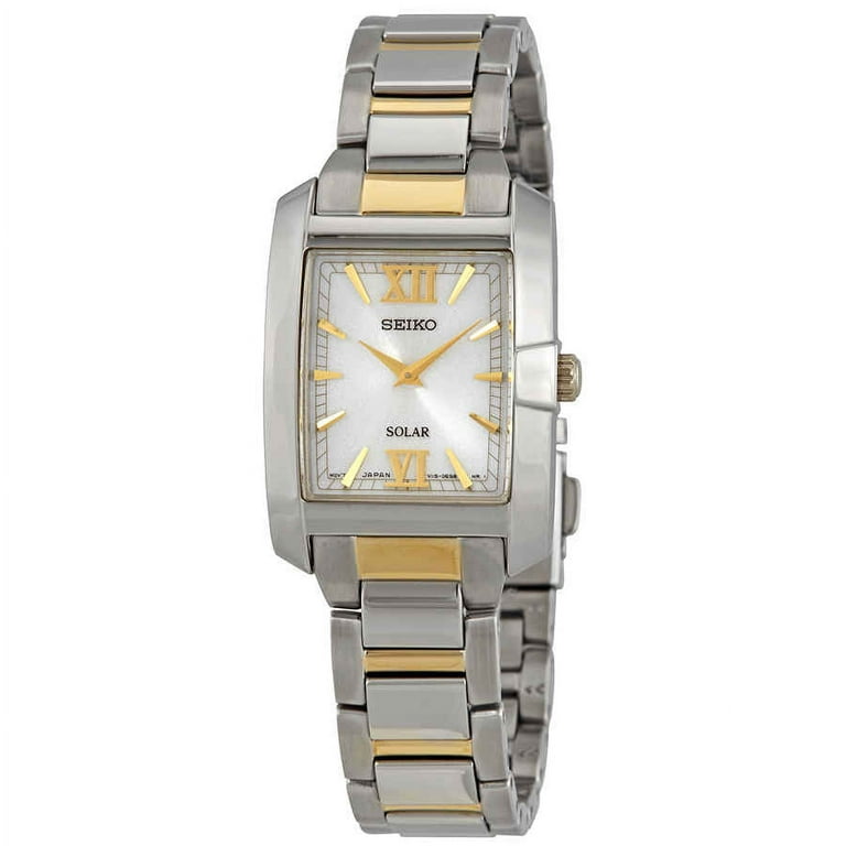 Seiko Women's SOLAR' Quartz Stainless Steel Casual Watch, Color
