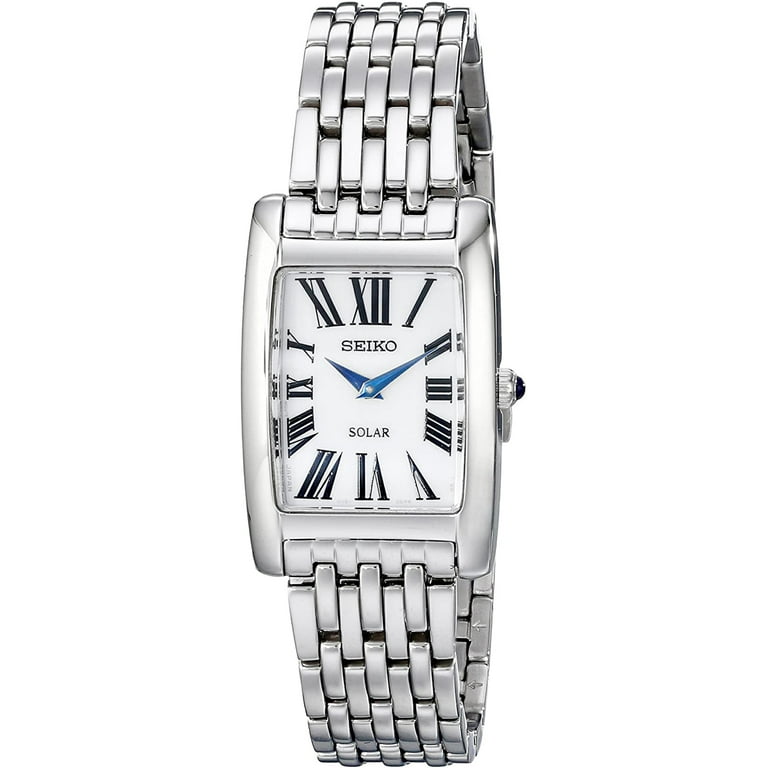 Seiko Women's SUP267 Solar Core Quartz White Dial Stainless