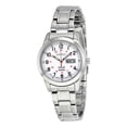 thumbnail image 1 of Seiko Women's SUT167 Solar White Dial Stainless Steel Bracelet Watch, 1 of 4