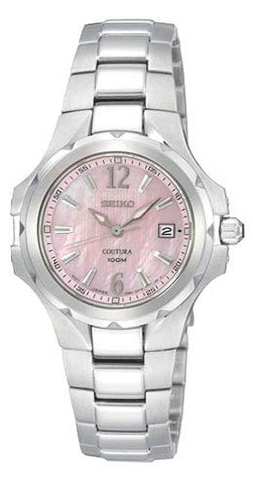 Seiko Women's SXDB65 Coutura Pink Mother of Pearl Dial Watch
