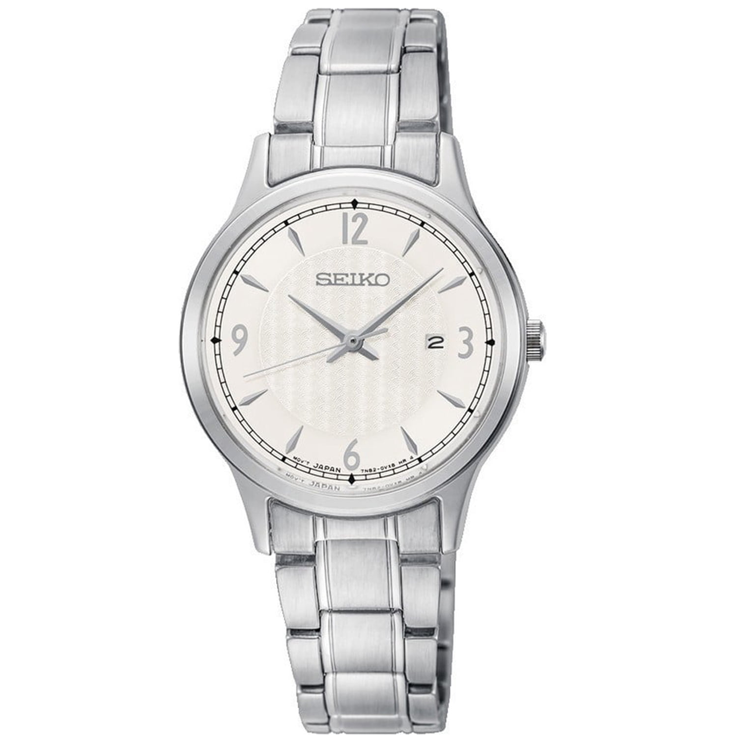 Seiko Women\'s  Silver Quartz Fashion Watch Ladies Silver Tone Seiko Watch – Wexford Jewelers main image 2