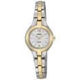 thumbnail image 1 of Seiko Women's Two Tone Stainless Steel Bracelet Analog Watch, White Dial (SUP024), 1 of 1