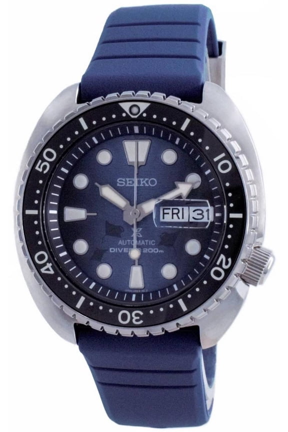 by Prospex Men's 200m Automatic Diver's Wristwatch, Blue, (SRPF77)