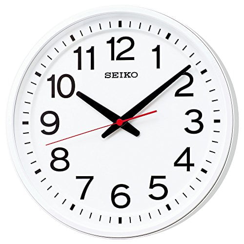 Seiko clock wall clock satellite radio analog white GP219W SEIKO