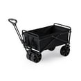 thumbnail image 1 of Seina 150lb Capacity Collapsible Steel Outdoor Utility Wagon Cart, Black, 1 of 9