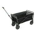 thumbnail image 1 of Seina 150lb Capacity Collapsible Steel Utility Wagon Cart, Black/Grey, 1 of 6