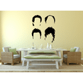 thumbnail image 1 of Seinfeld Character Icon Cast TV Show Series Sitcom Quote Wall Stickers Decor Design for Boys/Girls Bedroom Entertainment Fans Rooms Home Art Murals Decals Wall Art Vinyl Decoration Size (20x20 inch), 1 of 3