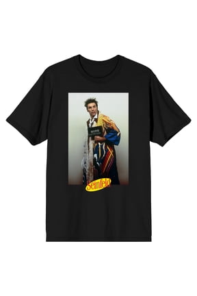 Seinfeld Cosmo Kramer Men's Black T-shirt-M