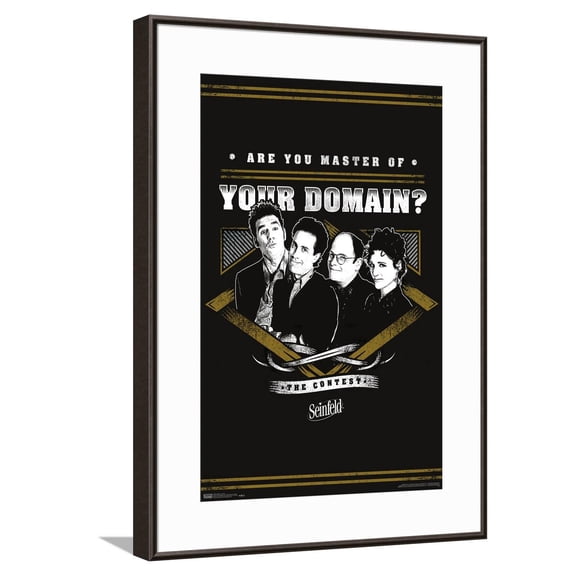 Seinfeld - Domain Canvas Wall Poster, 14.725" x 22.375"