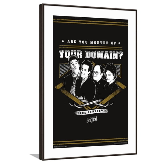 Seinfeld - Domain Canvas Wall Poster, 22.375" x 34"
