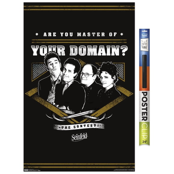 Seinfeld - Domain Wall Poster, 22.375" x 34"