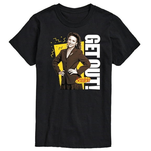 Seinfeld - Elaine Get Out - Men's Short Sleeve Graphic T-Shirt