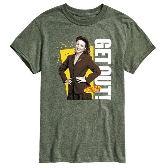 Seinfeld - Elaine Get Out - Men's Short Sleeve Graphic T-Shirt