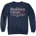 thumbnail image 1 of Seinfeld Election Tee Unisex Adult Crewneck Sweatshirt, 2X-Large, 1 of 1