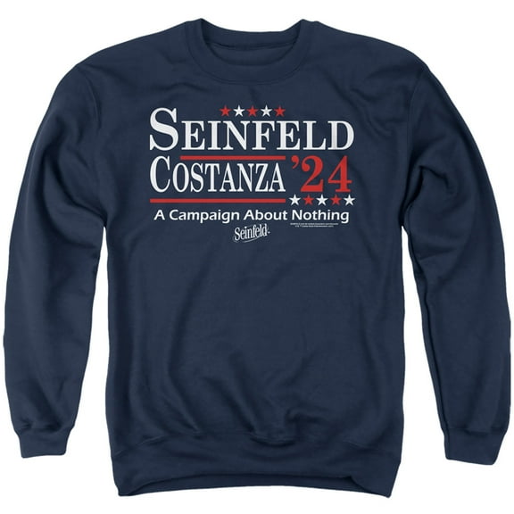 Seinfeld Election Tee Unisex Adult Crewneck Sweatshirt, 3X-Large
