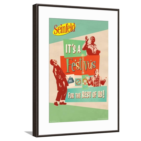 Seinfeld - Festivus Canvas Wall Poster, 14.725" x 22.375"