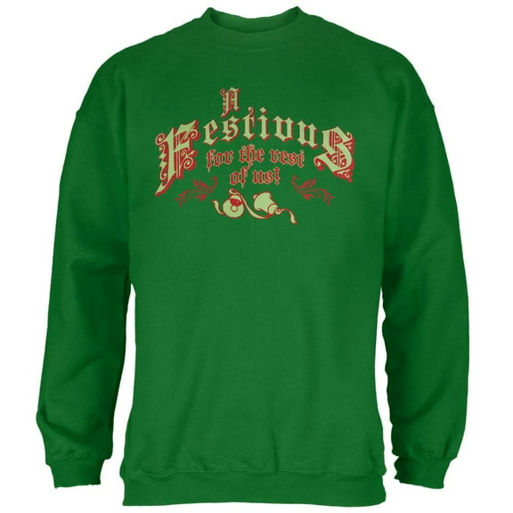 Seinfeld - Festivus Ugly Christmas Sweater Mens Crewneck Sweatshirt Multi 2XL