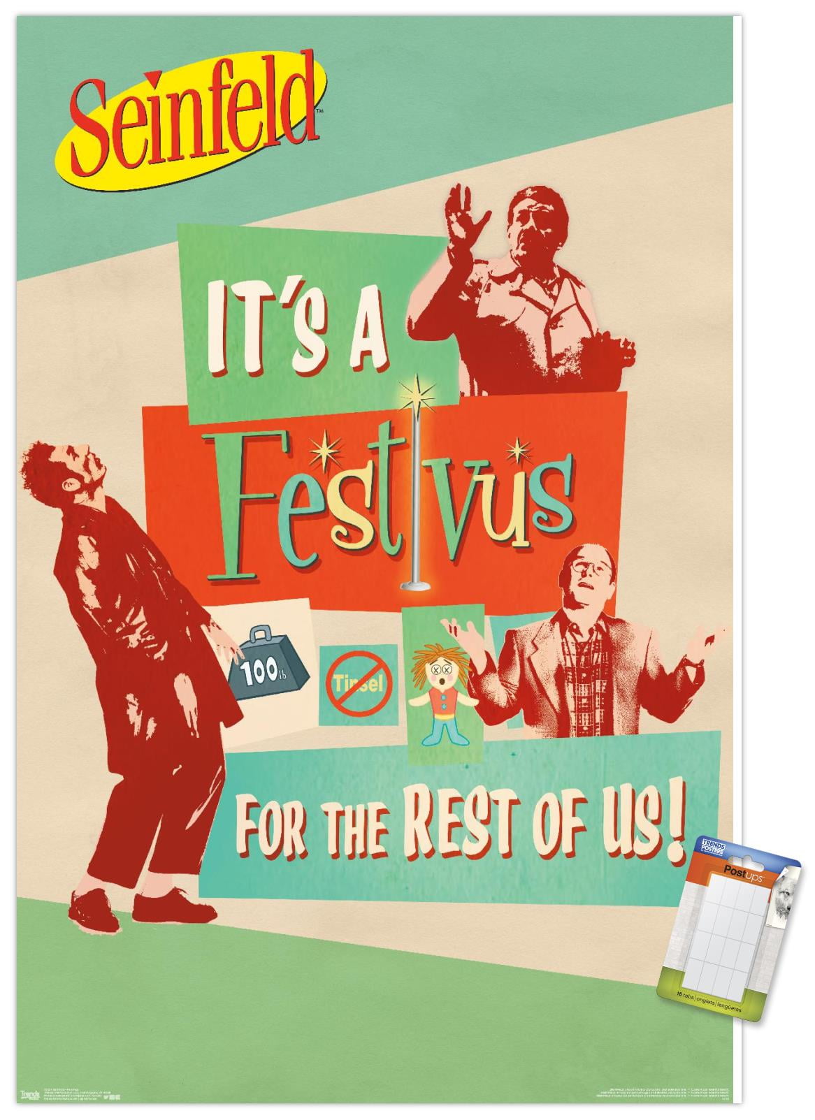 Seinfeld - Festivus Wall Poster, 14.725" x 22.375"
