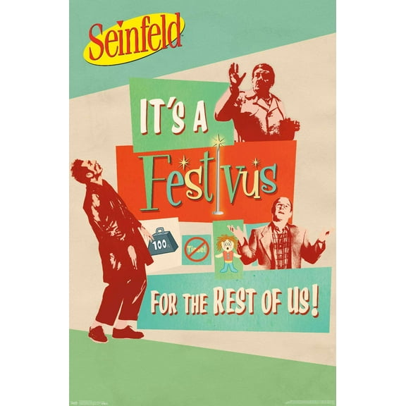 Seinfeld - Festivus Wall Poster, 14.725" x 22.375"