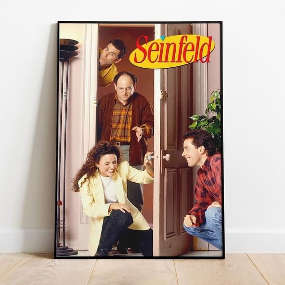 Seinfeld Frameless Wall Art Print 90S Tv Show Art Sitcom Tv Show, Unframed Poster