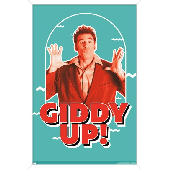 Seinfeld - Giddy Up! Wall Poster, 22.375" x 34" Framed