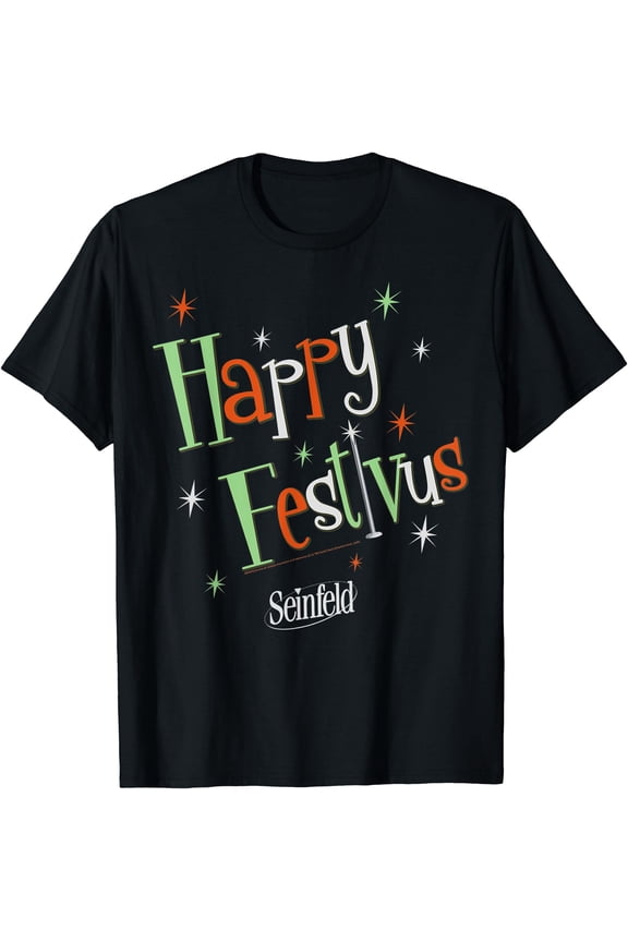 Seinfeld Happy Festivus Logo T-Shirt, Unisex T-Shirt