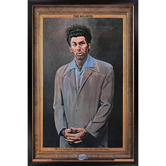 Seinfeld - Kramer Wall Poster, 14.725" x 22.375", Framed