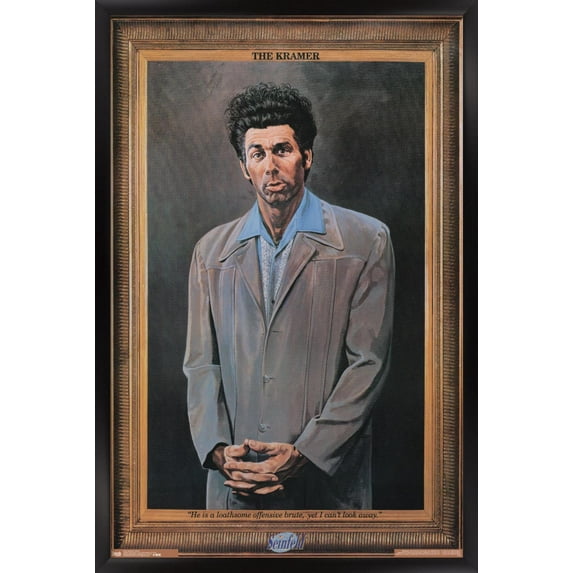 Seinfeld - Kramer Wall Poster, 22.375" x 34" Framed