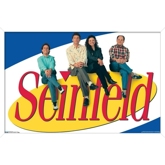 Seinfeld - Logo Wall Poster, 22.375" x 34", Framed