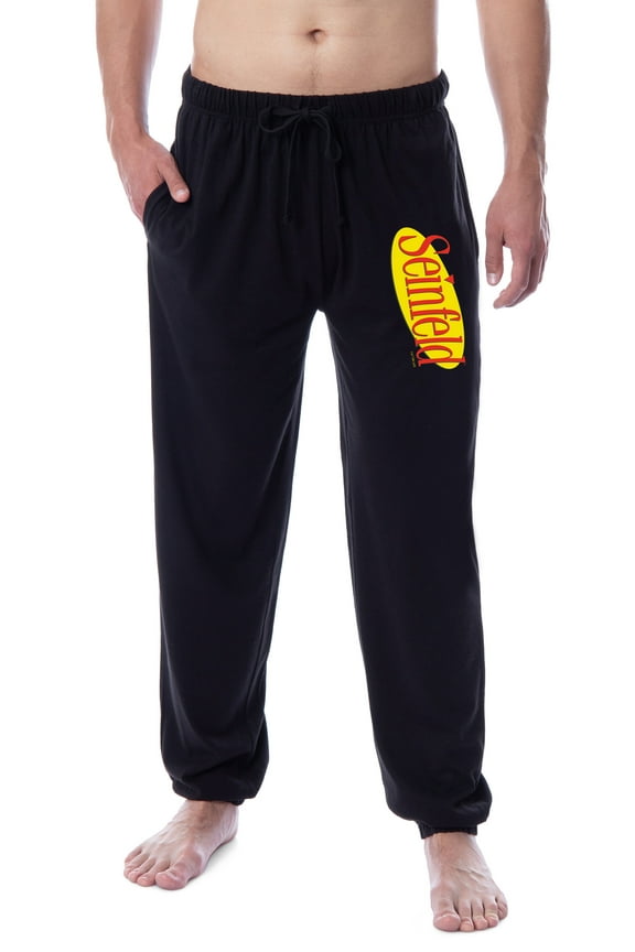 Seinfeld Men's TV Show Logo Icon Symbol Sleep Jogger Pajama Pants
