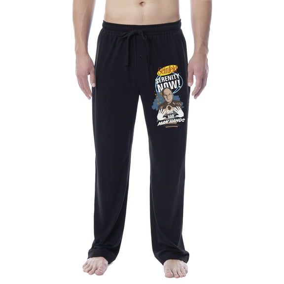 Seinfeld Mens' TV Show Serenity Now! George Costanza Sleep Pajama Pants