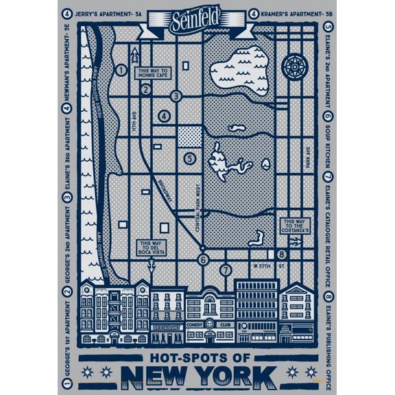 Seinfeld (New York) MightyPrint Wall Art MP17241059