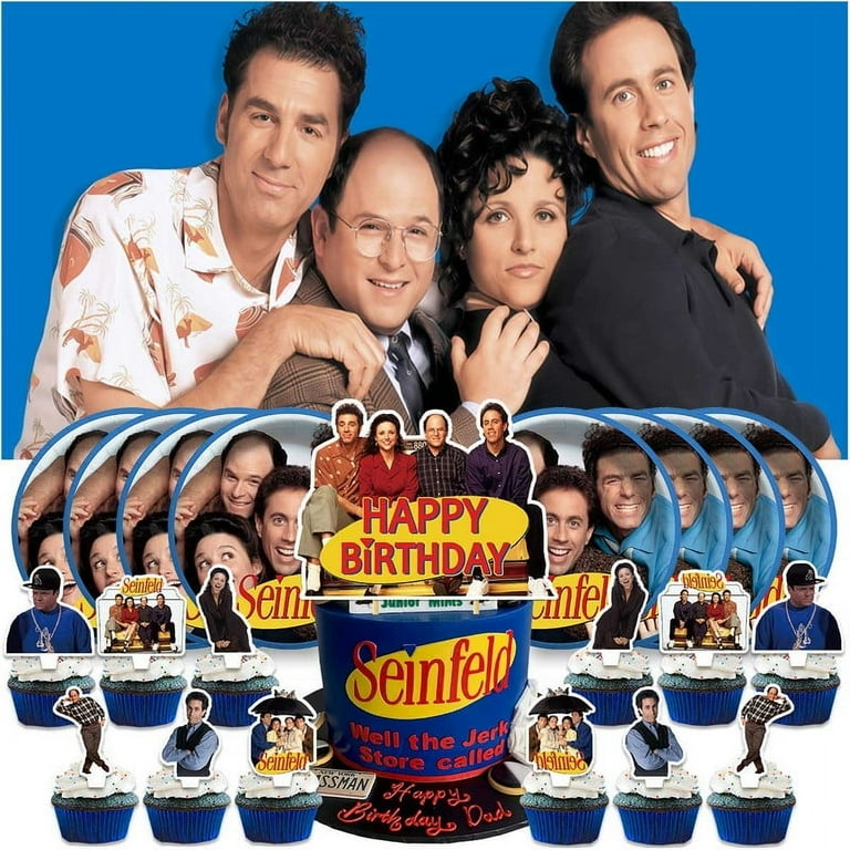 Seinfeld Party Supplies Decor Decorations Plates Movie Background