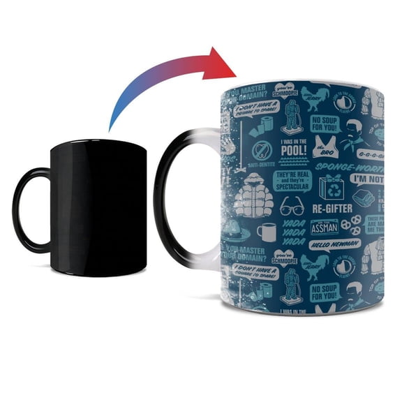 Seinfeld (Quote Collage) Morphing Mugs Heat-Sensitive Mug MMUG1763