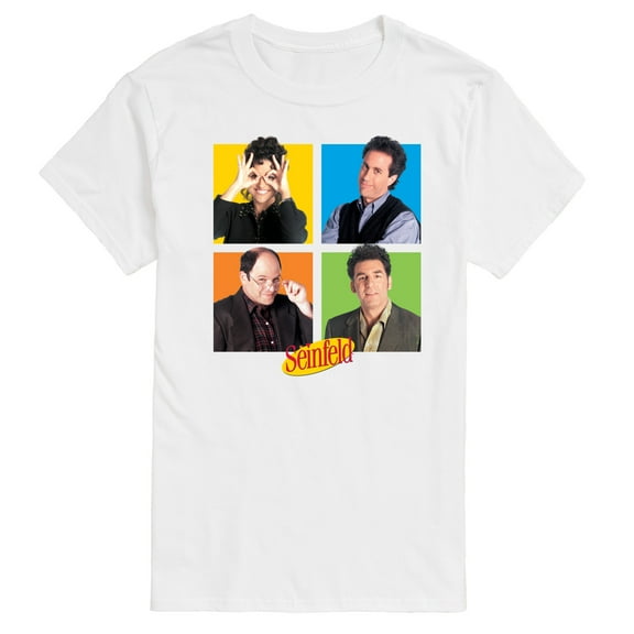 Seinfeld - Seinfeld Character Grid - Men's Short Sleeve Graphic T-Shirt