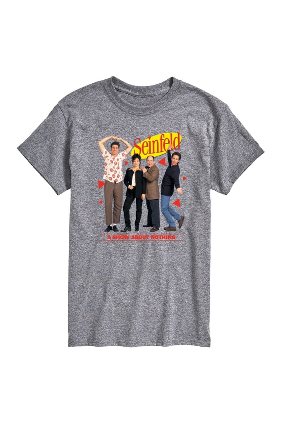 - Seinfeld A Show About Nothing - Men's Short Sleeve Graphic T-Shirt
