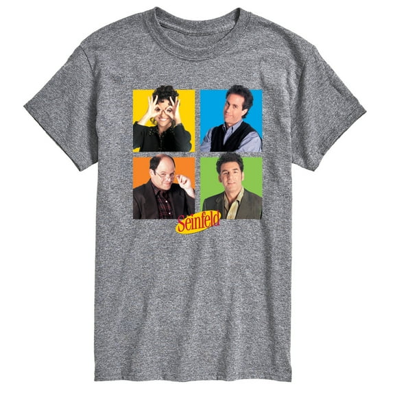 Seinfeld - Seinfeld Character Grid - Men's Short Sleeve Graphic T-Shirt