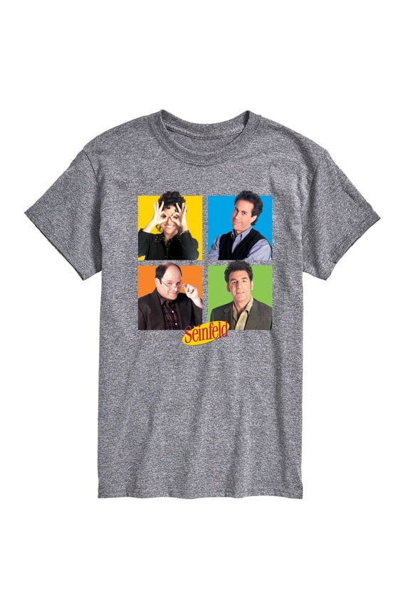 - Seinfeld Character Grid - Men's Short Sleeve Graphic T-Shirt
