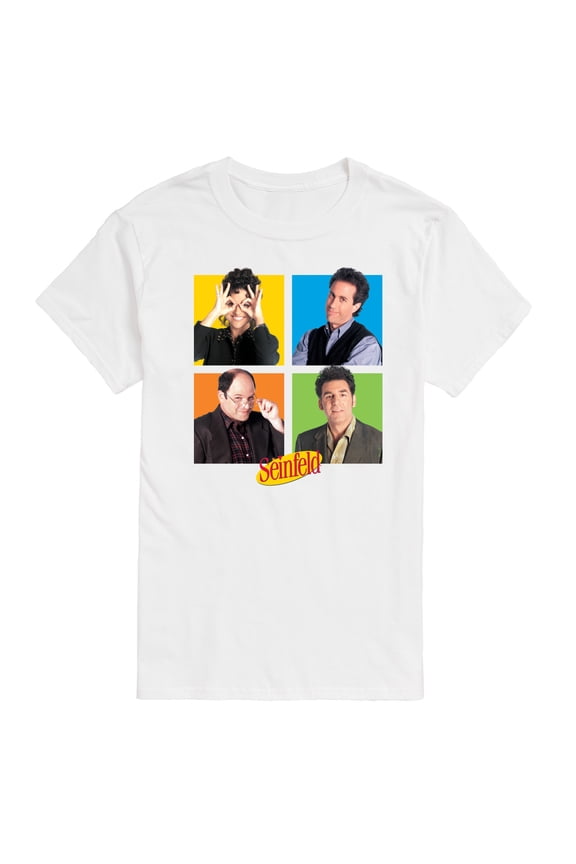- Seinfeld Character Grid - Men's Short Sleeve Graphic T-Shirt