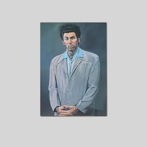 Seinfeld - TV Show Poster / (Cosmo Kramer Portrait) Size 24''x36'' Googate